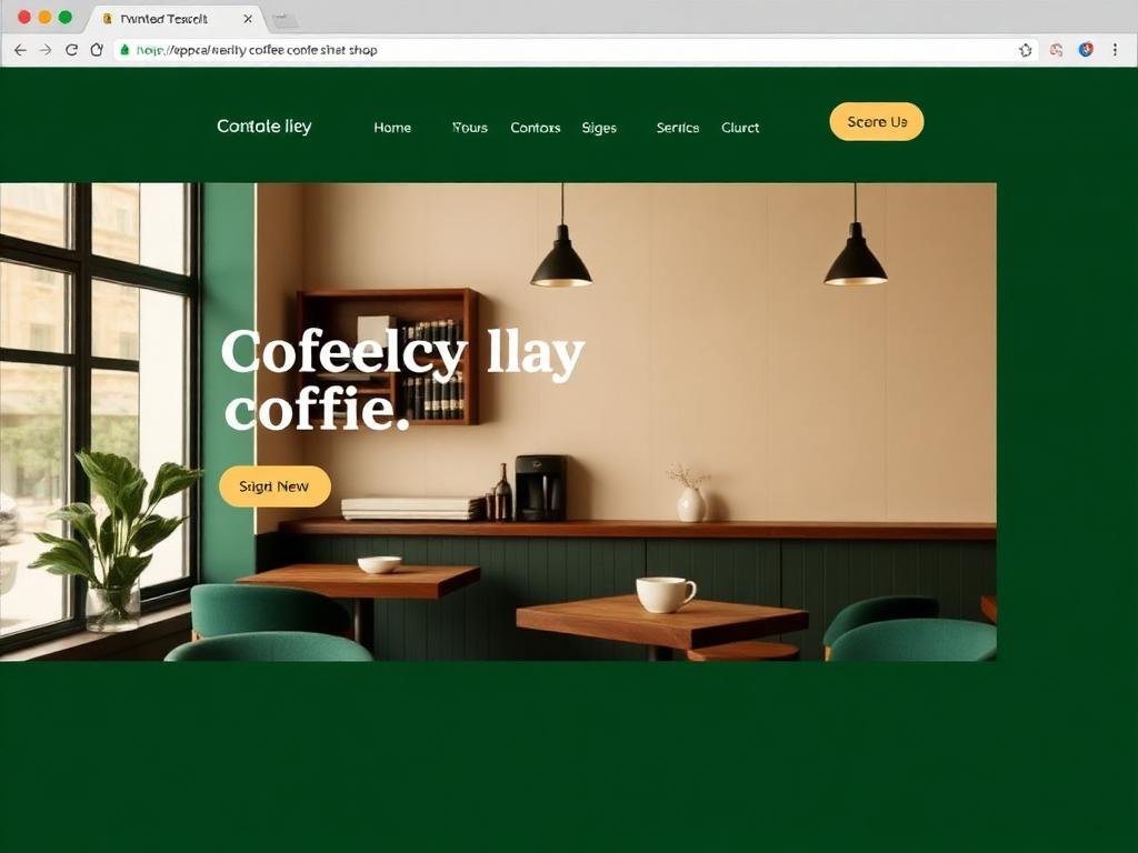 Verde Coffee website design by Webnorex